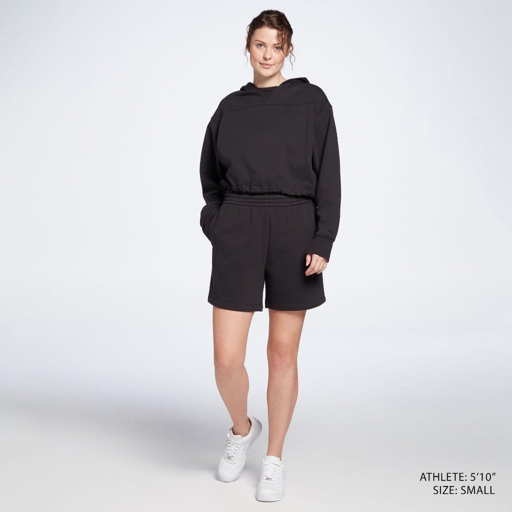DSG X TWITCH + ALLISON Women's Long Fleece Shorts NWT - Picture 3 of 5